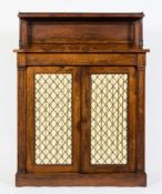 An early 19th Century rosewood chiffonier:,