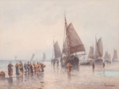 Louis Etienne Timmermans [1846-1910]-
Sorting the catch,