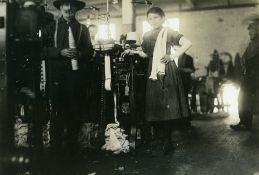 Lewis Wickes Hine [1874-1940, Winsconsin, USA]-
Knitter in Loudon Hosiery Mills.