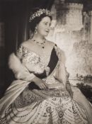 * Cecil Beaton [1904-1980]-
Portrait photograph of Queen Elizabeth The Queen Mother,