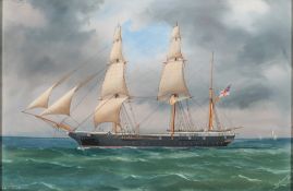 Antonio De Simone [circa 1850-1920, Italian]-
H.M.S.