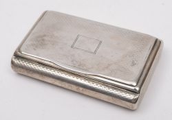 A George III silver snuff box, maker Thomas Phipps & Edward Robinson, London,