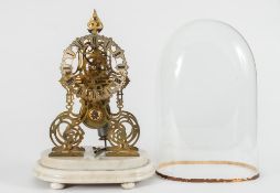 Evans of Handsworth, a 19th century brass skeleton clock: the eight-day duration,