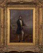 Attributed to James Leakey [1775-1865]-
Portrait of a gentleman, full-length,