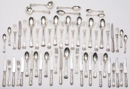 A matched Kings pattern flatware service,