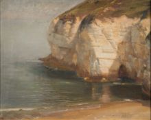 * William Charles Penn [1877-1968]- 
Flamborough Head:-
signed and dated 1903 bottom right
oil on
