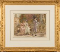 George Goodwin Kilburne [1839-1924]-
'Marks out of 10..?':
signed lower right
watercolour
24.5 x 34.