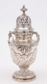 An Edward VII silver sugar caster, maker William Comyns, London,