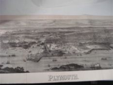 PLYMOUTH PANORAMA : Bird's-Eye View of Plymouth, Stonehouse, and Devonport ',