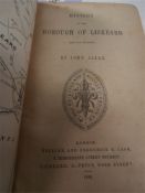 ALLEN, John - History of the Borough of Liskeard and its Vicinity,; Ill. map & 16 plts, cl., 8vo.