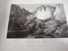 FARINGTON, J - Britannia Depicta : CORNWALL, 24 engraved plates, morocco, oblong folio, c1810s.