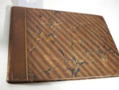 ALBUM - Views in South Devon : 35 lithographs, aquatints, steel engraved plates, half calf,
