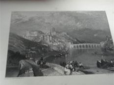 TURNER, Joseph William Mallord - The Rivers of France,: vignette title-p., & 60 engraved plts., qtr.
