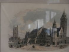 PLYMOUTH : a collection of 8 hand coloured vignette steel engravings by Henry Besley, f & g, c1850s.