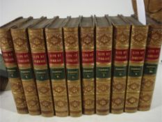 BINDINGS : Boswell, James, The Life of Samuel Johnson, 10 vol set,