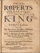 CIVIL WAR : a collection of ten English Civil War pamphlets - ' Prince Ruperts Declaration to the