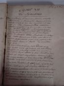 THEOLOGICAL Ms : old boards, 4to, over 400 pp, by a Hebrew scholar, evidently Vol.