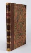 BORLASE, William - The Natural History of Cornwall,: folding map and 28 engraved plates, later hf.
