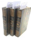 COMBE, William - The Tours of Dr Syntax,: 3 vols., hf. cf., 8vo., 1823.