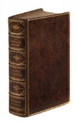 WALTON, Isaac & COTTON, Charles - The Complete Angler,: portrait & 14 plts, woodcuts etc., cf. gt.