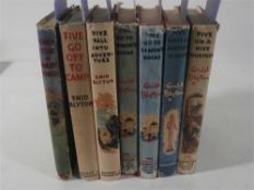 BLYTON, Enid - Five Go Off To Camp : org. cloth chipped d/w, 8vo, 1948.