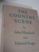 MASEFIELD, John - The Country Scene,: Illustrated by Edward Deago, org. buckr., d/w, s.-c.,4to.