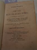 WILLIAMS, J, - The Cornwall and Devon Mining  Directory,: cl., 8vo., 2nd edn. 1862.
