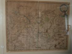 MORDEN, Robert & LEA, Philip - Tartary : hand coloured map, 540 x 425 mm, framed & glazed, c1700.