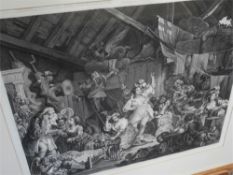HOGARTH, William - A Company of Comedians from the London Theatre,: copper engraving, 540 x 425mm,