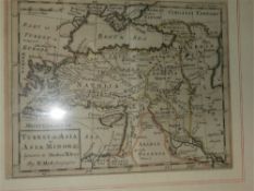 MOLL, Herman - Turkey in Asia: or Asia Minor : uncoloured map, 245 x 195 mm, framed & glazed,
