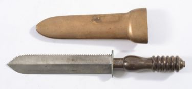 A non magnetic diver's knife by Siebe Gorman & Co, London:,