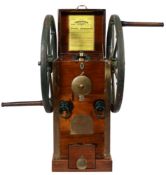 A single cylinder divers' pump by Siebe Gorman & Co Ltd, London numbered '9440':, to cross member,