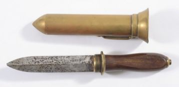 An early 20th century diver's knife by Siebe Gorman & Co:,
