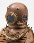 An Italian 12-bolt diving helmet by Salvas (Societe Anonima Lavorazioni Vari Appararecchi di