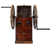A three cylinder single acting diver's pump by C E Heinke & Co Ltd , London:,