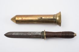 An early 20th century diver's knife by Siebe & Gorman:,