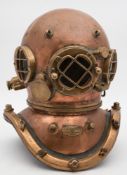 A 12-bolt commercial diving helmet by A J Morse & Son , Boston:, number '3362' (matching),