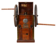 A triple cylinder single acting 'Pearler' pattern diver's pump by Siebe Gorman & Co Ltd, London:,