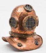 A shallow water diving helmet for the Ford Motor Company possibly by Charles Person:,