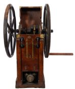 A double cylinder single acting diver's pump by C E Heinke & Co Ltd, London:,
