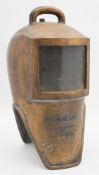 A brass shallow water diving helmet by Snead & Co, New Jersey, fourth style:, signed as per title,