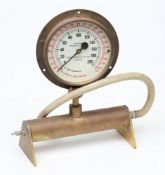 A Bourdon pressure master gauge by Siebe Gorman & Co Ltd, London:,
