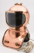 A shallow water diving helmet by Morse Diving Equipment Company Inc, Boston, USA:, number '6409',