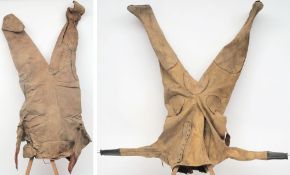 A Siebe Gorman wading suit, together with one other wading suit,