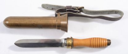 An American diver's knife by Morse Diving Equipment Co, Mass:,