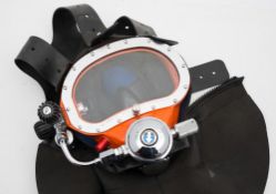 A Kirby Morgan Band Mask 10:, internal oral/ nasal mask with microphone,