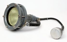 A Russian diver's hand lamp:,