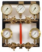 A four diver control panel by Siebe Gorman & Co Ltd, London:,