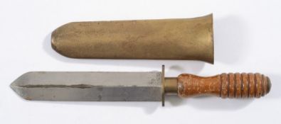 A diver's knife by C E Heinke & Co Ltd , London SE.