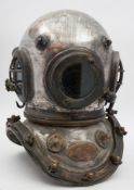 A reproduction 12-bolt diving helmet in the manner of Siebe Gorman & Co:,